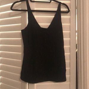 Beautiful black silk Tibi tank top!